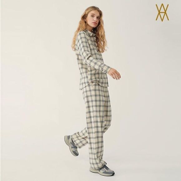 🇩🇰MOSS COPENHAGEN Lalou wide leg pants L - Picture 3 of 14